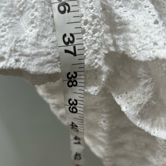 Anthropologie Maeve White Puff Sleeve Sundress. Size Medium - Picture 4 of 6